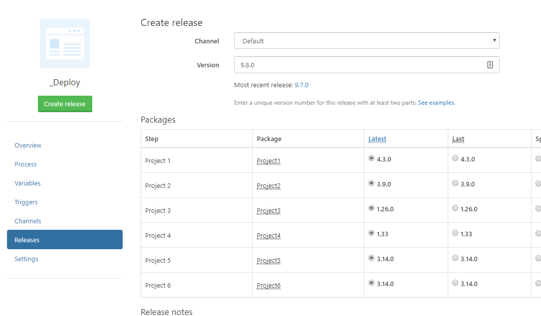 Using Octopus Deploy to deploy multiple projects at once · The Fuzzy Spork